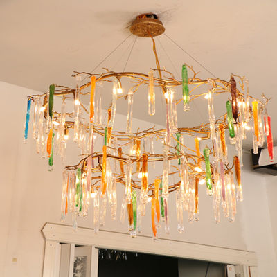 2 Year Warranty Metal Luxury Ceiling Lights For High End Chandelier In Living Room
