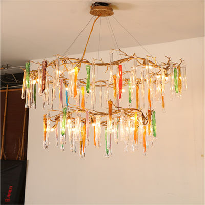 2 Year Warranty Metal Luxury Ceiling Lights For High End Chandelier In Living Room