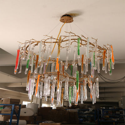 2 Year Warranty Metal Luxury Ceiling Lights For High End Chandelier In Living Room