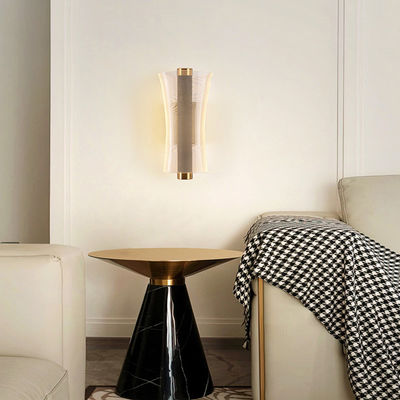 Simple Black Living Room Back Wall LED Wall Lamp Design Sense Best-selling Bedroom Bedside Acrylic Led Wall Lights