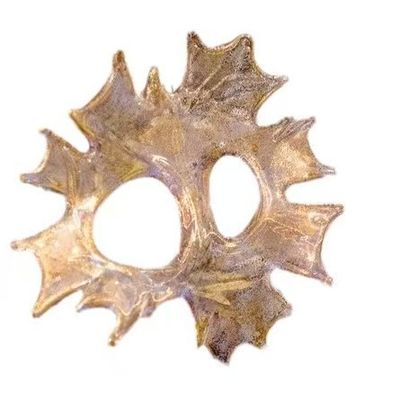 Non-Standard Project Custom Double Hole Glass Maple Leaf Hanging Decoration Hotel Department Hall Large Soft Decoration Art Lighting