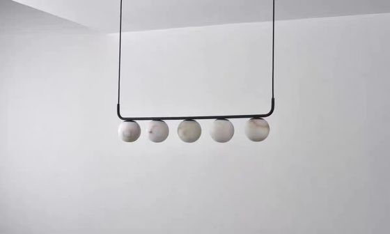 Modern Restaurant Pendant Lamp for Bedroom Bedside Dinning Room Luxury Alabaster Marble Ball Pendant Light