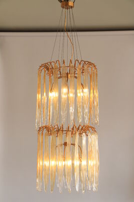 Modern Clear Crystal Ring Chandelier Pendant Light Hotel Reception Premium Circular Luxury Ceiling Fixture