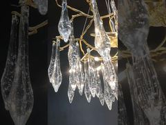 Μοντέρνο Λευκό Κεραμικό Κλαδί Δέντρου με Πέταλα Μανόλιας LED Κρεμαστό Φωτιστικό Φωτιστικό Έργου για Σαλόνι