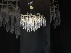 Συμβούλιο Πολιτιστικής Συνεργασίας ISO9001 γυαλιού κρεμαστών κοσμημάτων ανώτατο φως κρεμαστών κοσμημάτων γυαλιού λαμπτήρων άσπρο παγωμένο