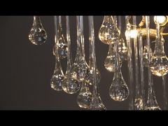 Διακόσμηση Πολυέλαιος Διπλό Δωμάτιο Φύλλο Κλαδί Κρύσταλλο Πολυέλαιος Στρογγυλή Βίλα Ξενοδοχείο