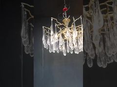 Δημιουργικό Γυάλινο Πολυέλαιο Λουλουδιών Ανοξείδωτο Μοντέρνο Πολυέλαιο Λουλουδιών