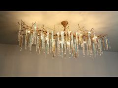 Σας παρουσιάζουμε το Eco OEM Tree Branch Crystal Chandelier High End Pendant Lights 15 έως 30m2