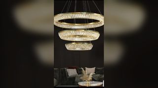 Παρουσιάστε το Custom Alabaster L1P Chandelier Luxury ορειχάλκινο κρεμαστό φως κρεμαστού για εσάς