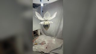 Μαρμάρινο Επιτοίχιο Φωτιστικό Ημισφαίρου Ματ Χάντρες Διακόσμηση Ξενοδοχείο Βίλα Εστιατόριο Φωτεινό Φωτεινό Νερό