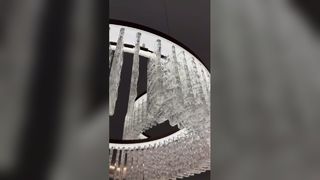 Σιδηρούχιο χρώμα μαχαίρι Scagliola πολυτελή φωτιστικά οροφής για διακόσμηση σπιτιού