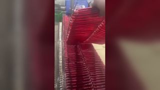 Σκανδιναβικό διακοσμητικό βιτρίνα πέτρα 3D τέχνη γυαλί ξενοδοχείο πολυτελές γυαλί πολυέλαιο
