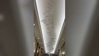 Πολυέλαιος Crystal Ribbon Luxury European Style