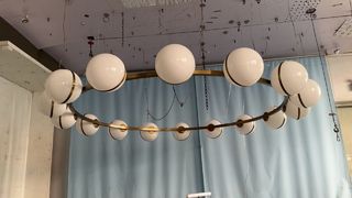 LED Κρεμαστό φωτιστικό εξοικονόμησης ενέργειας από γυαλί Τραπεζαρία Εστιατόριο Πολυέλαιος 25-30M2