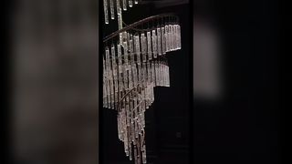 Luxury Lobby Chandelier Μοντέρνο κρυστάλλινο κρεμαστό φως