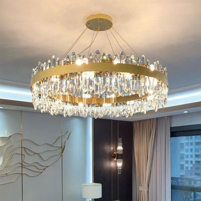 110V 240V E12 E14 Βουρτσισμένο ανοξείδωτο χάλυβα είσοδο πολυέλαιο φωτισμός για τραπεζαρία