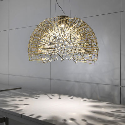 Κρεμώντας πολυέλαιος D60*H60cm 110V-240V ανοξείδωτου φω'των κρυστάλλου