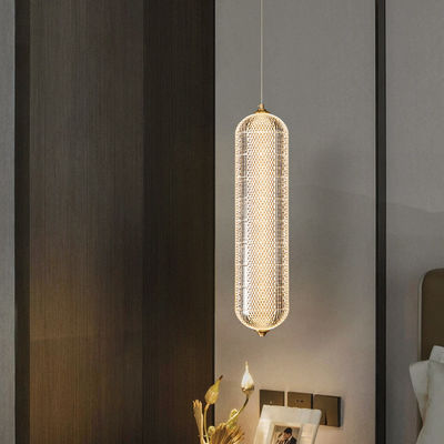 Ακρυλικό διαμορφωμένο διαμάντι Lampshade ανώτατων λαμπτήρων πολυελαίων των προσαρμοσμένων οδηγήσεων Tricolor σύγχρονων