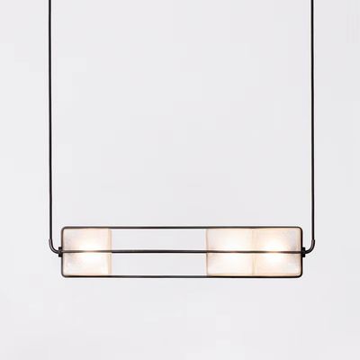 Κρυστάλλινη άμμος Λευκό LED ταβάνι φώτα 24W 48W 72W Bar Cafe Custom Pendant Φως