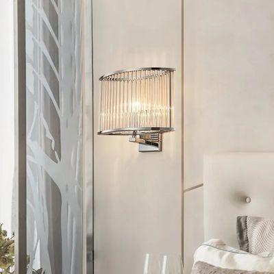 Υψηλής θερμοκρασίας ανθεκτική σαφής Sconces τοίχων γυαλιού υψηλή μετάδοση AC220V