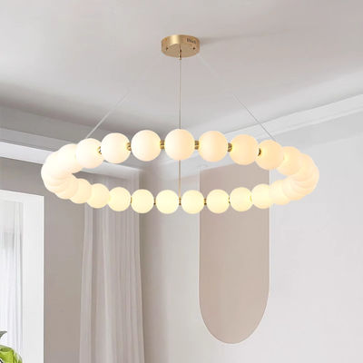 LED εξοικονόμηση ενέργειας γυαλί Pendant λαμπτήρες τραπεζαρία εστιατόριο πολυέλαιο 25-30M2