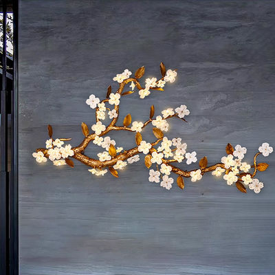 Όλο Copper Light Luxury Μεγάλο Φωτό τοίχου Φωτήρα ξενοδοχείου Λομπί Φόντο Τοίχος Διακοσμητικές Σκηνές