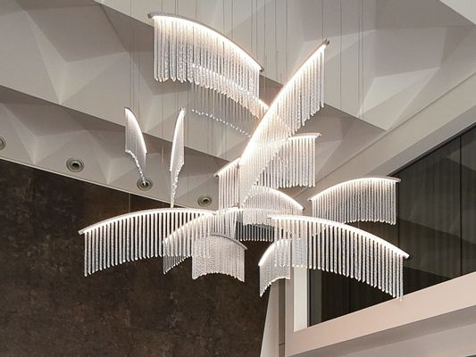 LED Μεγάλο Σύγχρονο Πιστολόγιο Εισόδου Διακριτικό Κρυστάλλινο Μεγάλο Πιστολόγιο