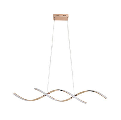 Σύγχρονο Σπίτι Εστιατόριο LED Pendant Φως Απλό Μαύρο Χρυσό Αλουμίνιο εσωτερικό πολυέλαιο