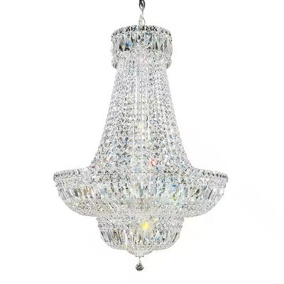 Σύγχρονο ξενοδοχείο Lobby Villa Διακόσμηση Pendant Light Custom Μεγάλο Πρόγραμμα Luxury LED Crystal Chandelier