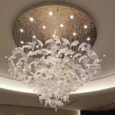 Λομπί ξενοδοχείου Χρυσόσταλτος σε σχήμα κόκορα Αίθουσα Μέτωπο Εμπορικό κέντρο σαλόνι ομορφιάς κοσμηματοπωλείο γυάλινη τέχνη Χρυσόσταλτος ντεκό