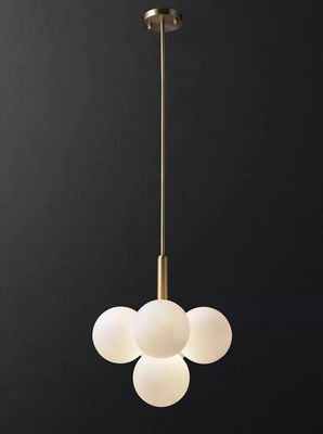 Nordic Simplicity Alabaster Circular Chandeliers Dining Room Living Room Decorative Lighting Bubble Cluster Grape Pendant Light